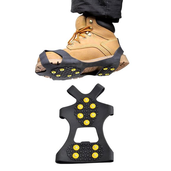 Unisex Attachable Anti Slip Anti-Skid Ice-Traction Cleats Over Shoe/Boot - Small - Picture 6 of 7
